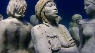 Cancun Underwater MuseumNEW STATUES divePro Cancun Diving [upl. by Dart]