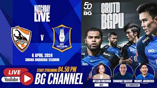 LIVE  SINGHA CHIANGRAI UNITED vs BG PATHUM UNITED  THAI LEAGUE 1 202324 MW24 [upl. by Adnovad]