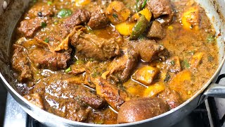 ULTIMATE CURRY GOAT RECIPEUNIQUE TWIST WITH ROASTED POTATOES [upl. by Audris]