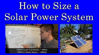 How to Size your Solar Power System [upl. by Cailean319]