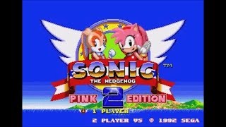 Sonic the Hedgehog 2 Pink Edition Genesis  Longplay 60 FPS [upl. by Annerol]