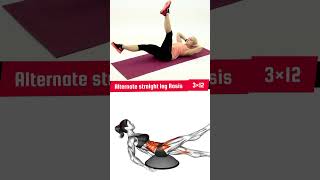 alternate straight leg Rasis  Body building workout [upl. by Pippy332]