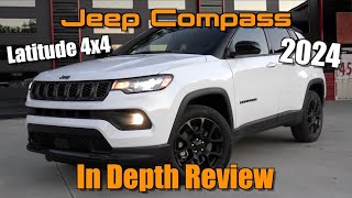 2024 Jeep Compass Latitude 4x4 Start Up Test Drive amp In Depth Review [upl. by Acacia795]