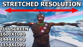 Fortnite Stretched Res 3 Minute Tutorial [upl. by Bluefield]