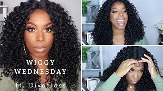 Natural Synthetic Wig🔥  Sensationnel Kinky Curly  Divatress  KIE RASHON [upl. by Odie]