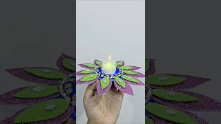 Candle Holder Diy for Diwali  Make Your Diwali Special youtubeshorts diy viralshort shortsfeed [upl. by Lepper]