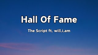 The Script  Hall of Fame Lyrics ft william [upl. by Ennayr]