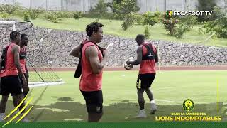 Burundi  Cameroun  Séance dentraînement des LionsIndomptables de ce vendredi 3 juin 2022 [upl. by Nyrroc443]