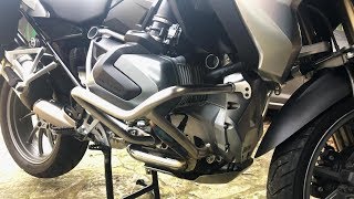 BMW R1250GS Engine Bar Strut Fitting [upl. by Bautram]