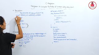 C Program to Find Factorial of a Number Using Recursion ಕನ್ನಡ ದಲ್ಲಿ [upl. by Ailedua326]