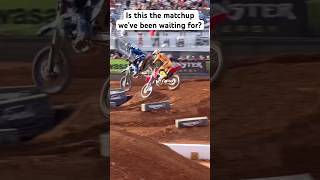 Eli Tomac Vs Jett Lawrence charlotte supermotocross motocross dirtbike racing moto iphone [upl. by Aicatsan744]