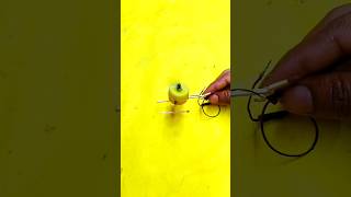 How to make RC helicopter at DC motor shorts shortsfeed diy [upl. by Korwin856]