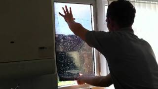 How to Install  Fit DIY Solar Window Film Tinting to Glass Windows By Peter Molloy [upl. by Ivy]