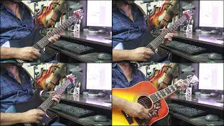 Queen Guitar Solo Cover  Lazing On A Sunday Afternoon [upl. by Lundgren280]