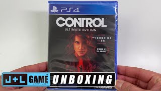 Control Ultimate Edition Unboxing PS4 [upl. by Zaneski142]