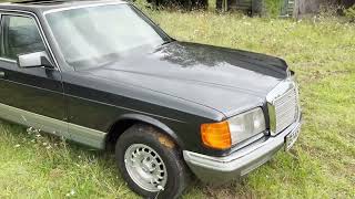 1985 Mercedes S class W126 280SE for sale walkaround [upl. by Kapoor398]