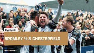 Highlights Bromley 43 Chesterfield [upl. by Zandra192]