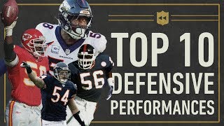 The Top 10 Greatest SingleGame Defensive Performances in NFL History  Vault Stories [upl. by Darej]