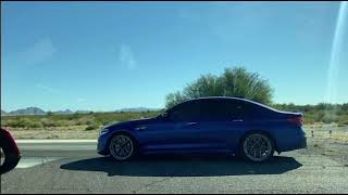 Tesla Model S Plaid vs 900HP BMW F90 M5 [upl. by Airuam9]