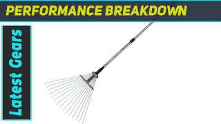 Adjustable Telescopic Garden Rake  Best Versatile Rake for All Your Gardening Needs [upl. by Akselaw]