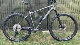 Mountain Bike CUBE ATTENTION SL 2022  Grey Lime  1X12 Shimano Deore  Deore XT  HardTail [upl. by Ycart749]