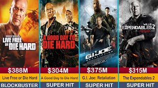 Bruce Willis All Hits and Flops Movies List  Bruce Willis All Movies Verdict [upl. by Brodsky]