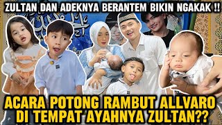 VLOG ACARA ALLVARO POTONG RAMBUT DI TEMPAT AYAH ZULTAN‼  Yogafamilly [upl. by Nwahsiek]