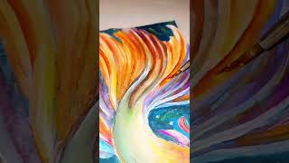 Colorful fish painting✍️😊🌌art painting fishpainting artshorts shorts coloring creative [upl. by Treat258]