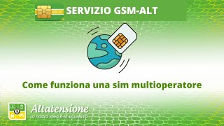 SIM PER ANTIFURTO Come funziona una sim multioperatore [upl. by Lawson]