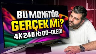 4K 240 Hz OLED monitör MSI MPG 321URX QDOLED inceleme [upl. by Stephine508]