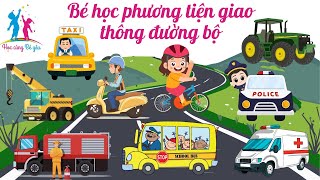 Bé học phương tiện giao thông  Xe gì đây  Học cùng bé yêu [upl. by Dewhirst137]