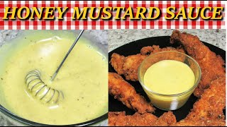 THE BEST Honey Mustard Dipping Sauce Recipe  Easy Honey Mustard Sauce [upl. by Adnawahs]