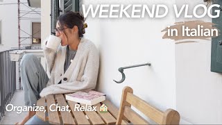 🇮🇹 life in Italy diaries  a realistic weekend at home 🏠🍳🧹✨ Italian Vlog [upl. by Mad]