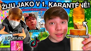 CELÝ DEN ŽIJU JAKO V 1 KARANTÉNĚ 🦋 🌱✨🌸 Whipped Coffee Spotify Playlist Skincare Rutina🧼🧴  víc [upl. by Arenahs]