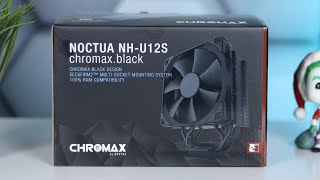 مراجعة NOCTUA NHU12S chromaxblack [upl. by Assillem880]