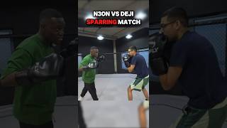 Deji PUNCHED N3on In The Face… shorts boxing deji n3on [upl. by Yerd722]