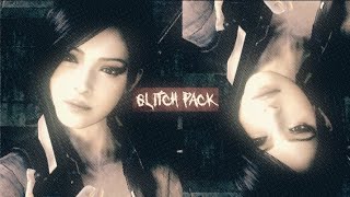 GLITCH PACK ✩  alight motion xml  alight links [upl. by Nannah]