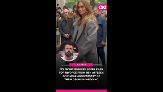 Jennifer Lopez Files for Divorce From Ben Affleck on 2Year Anniversary of Their Georgia Wedding [upl. by Coulombe]