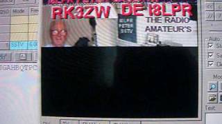 A clip of me receiving SSTV on my FT897D [upl. by Ahsenaj]