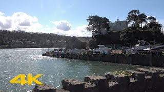 Menai Bridge Walk Town Centre【4K】 [upl. by Selhorst]