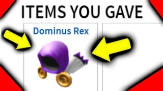 FAMOUS ROBLOX YOUTUBER STOLE MY DOMINUS [upl. by Klos]