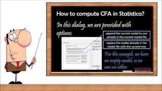 Statistica Tutorial Confirmatory Factor Analysis [upl. by Beck]