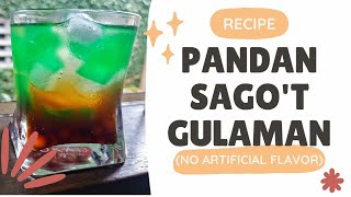 RECIPE Pandan Sagot Gulaman No Artificial Flavor [upl. by Neelat151]