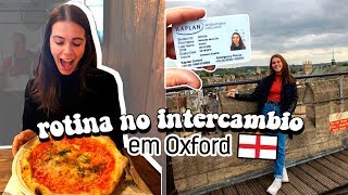 ROTINA DE INTERCÂMBIO EM OXFORD  Inglaterra  Mi Alves [upl. by Eoin]