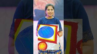 New Rangoli idea by Artist Shikha Sharma 😍 shorts artistshikhasharma rangoli diwali [upl. by Hessler]