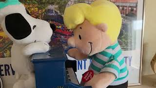 quotThe Peanuts Themequot Schroeder amp Snoopy on Piano Animated Plush 2023 [upl. by Demetre]