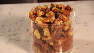 How to Make Honey Mustard and Onion Pretzel Bites  The Potash Twins [upl. by Enegue]