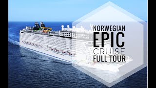 Norwegian Epic NCL Cruise Ship Full Tour Mediterranean Itinerary  4K [upl. by Yreva]