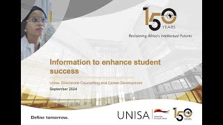 Information to enhance student success [upl. by Mlehliw]