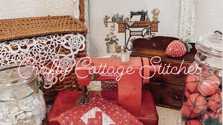 Crafty Cottage Stitches FLOSSTUBE crochet stitching and lots of new bags [upl. by Leisam]